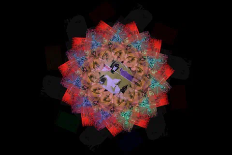 Mandalas generativas a partir de imagens da vanguarda russa