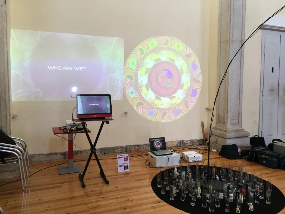 OMMANDALA and Alchimia installed at Paratissima Lisboa, July 2016